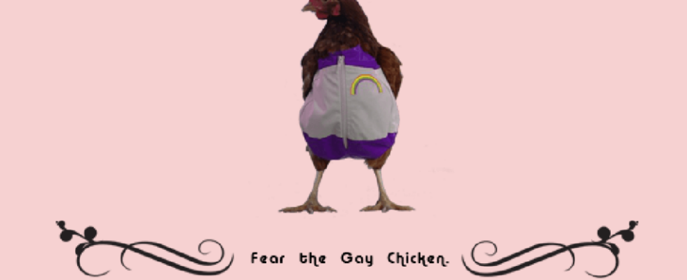 Fear The gay chicken